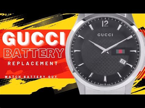 battery gucci 3000m|gucci watch battery life.